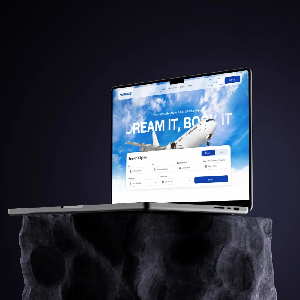 Airliner — Flights, hotels and itineraries in one responsive booking flow
