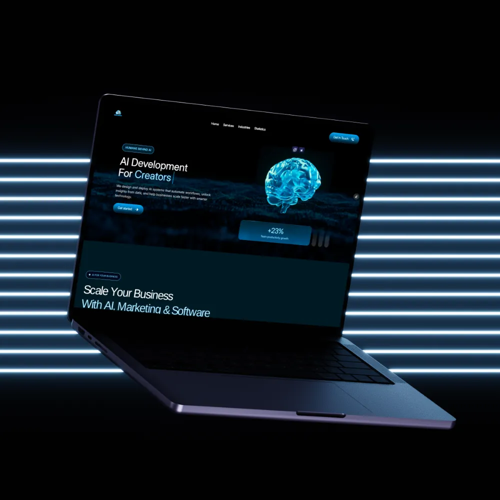 Clicks Creators — An AI agency site rebuilt around what it actually sells