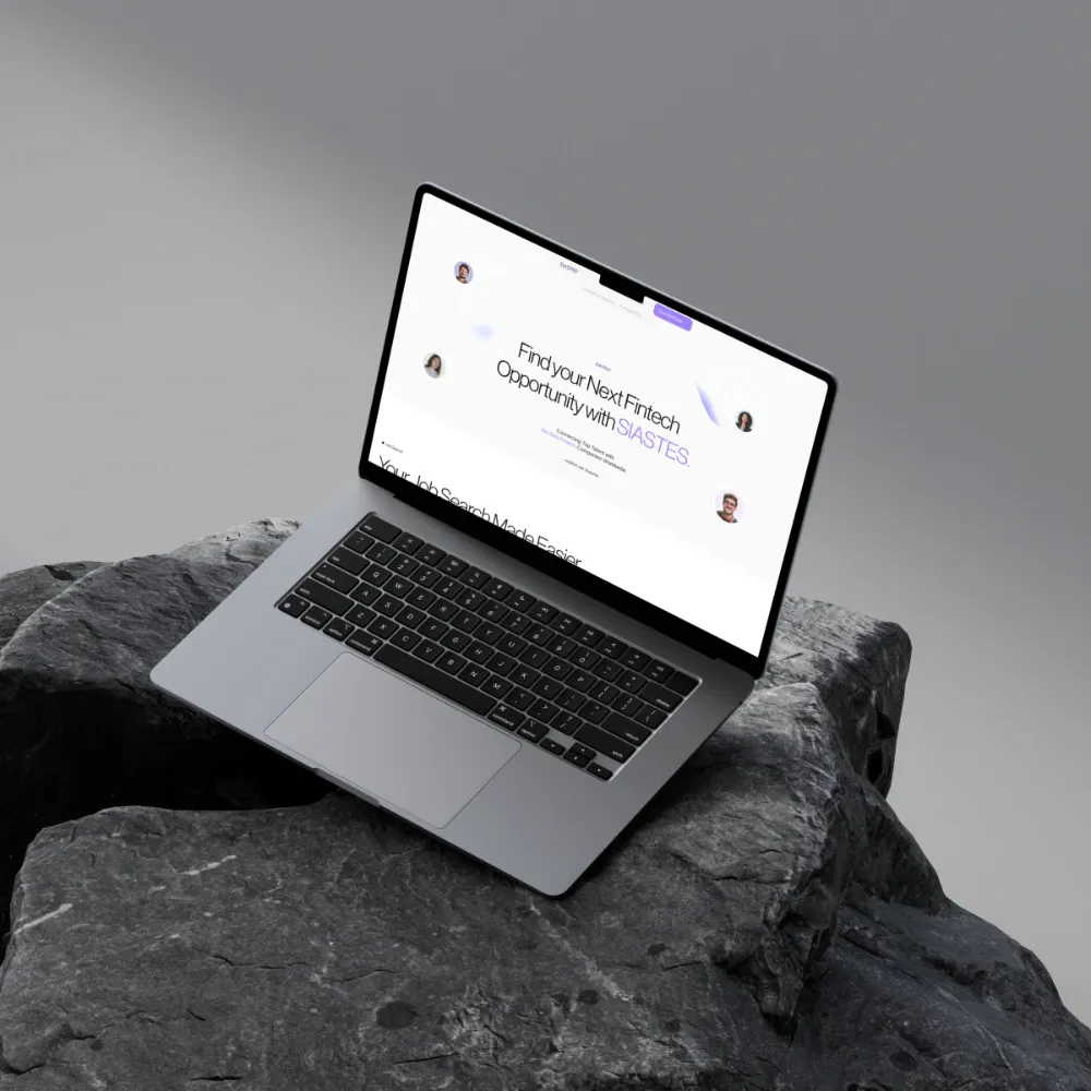 Siastes – Website redesign: The marketing front door for a fintech talent platform